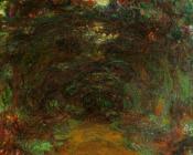 克劳德 莫奈 : The Path under the Rose Trellises, Giverny